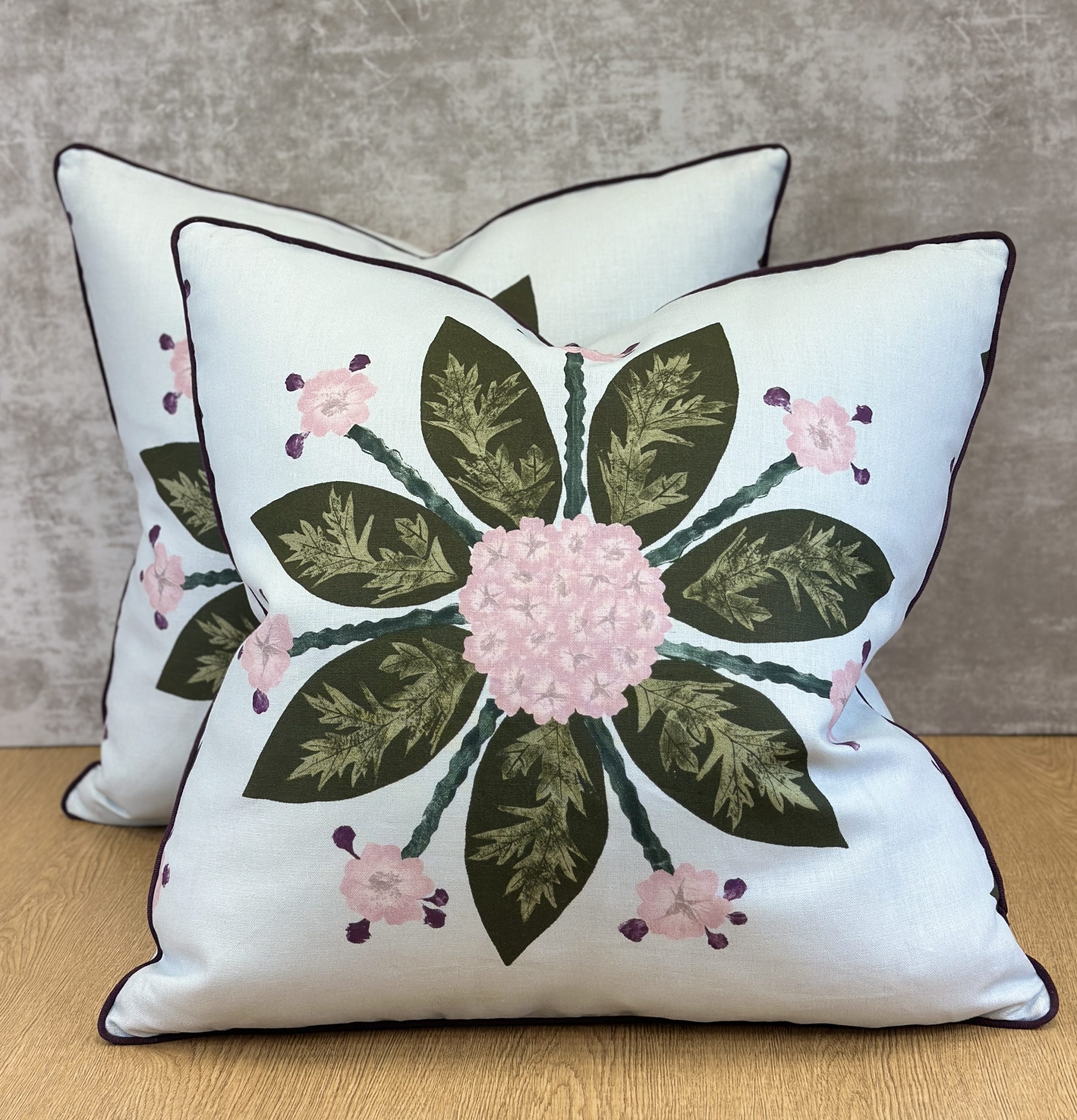 Kerry Joyce Textiles Hydrangea Bloom Pillows