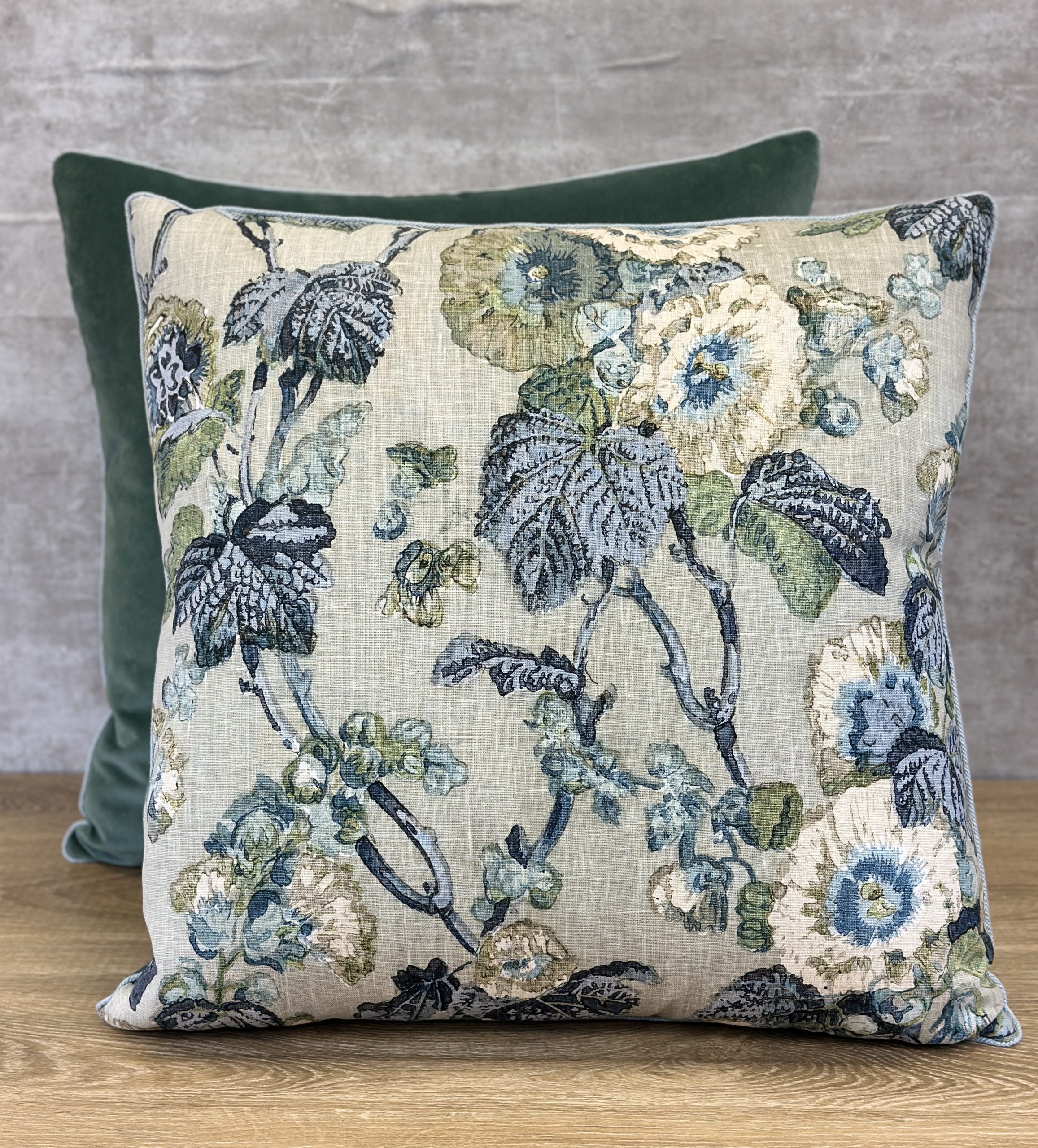 Cowtan & Tout Hollyhocks Pillows
