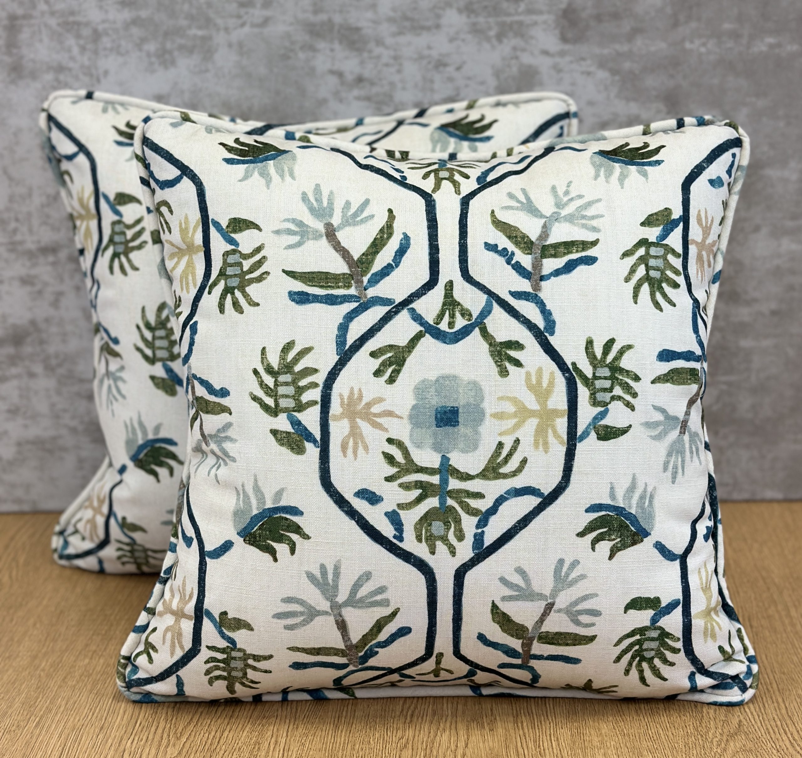 Brunschwig & Fils Le Jasmin Print Pillows