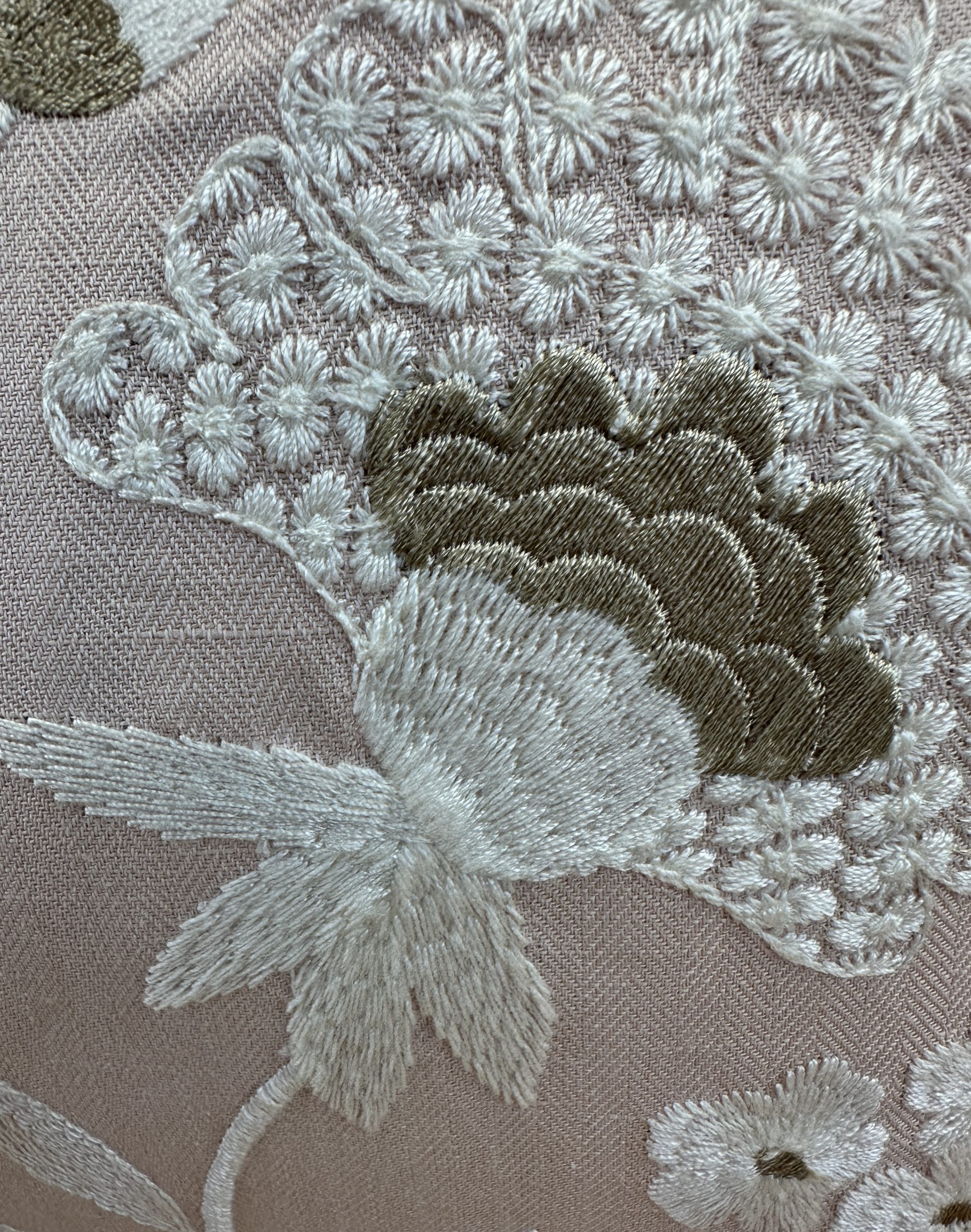 Schumacher Emaline Embroidery Pillows