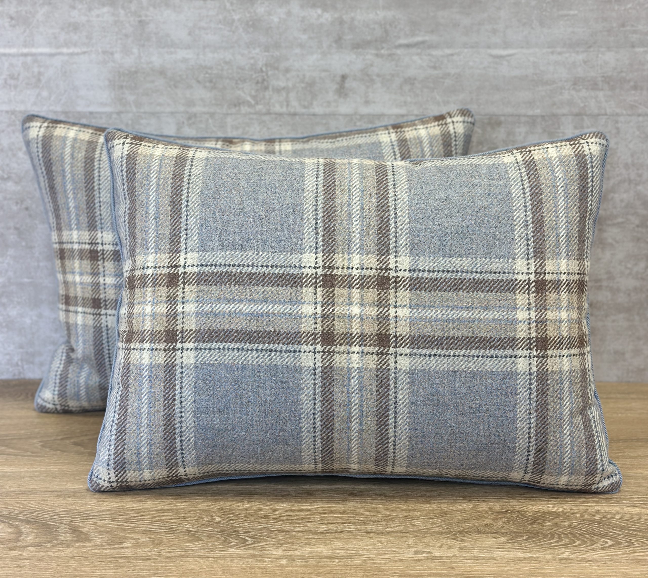 Colefax & Fowler Erskine Plaid Pillows