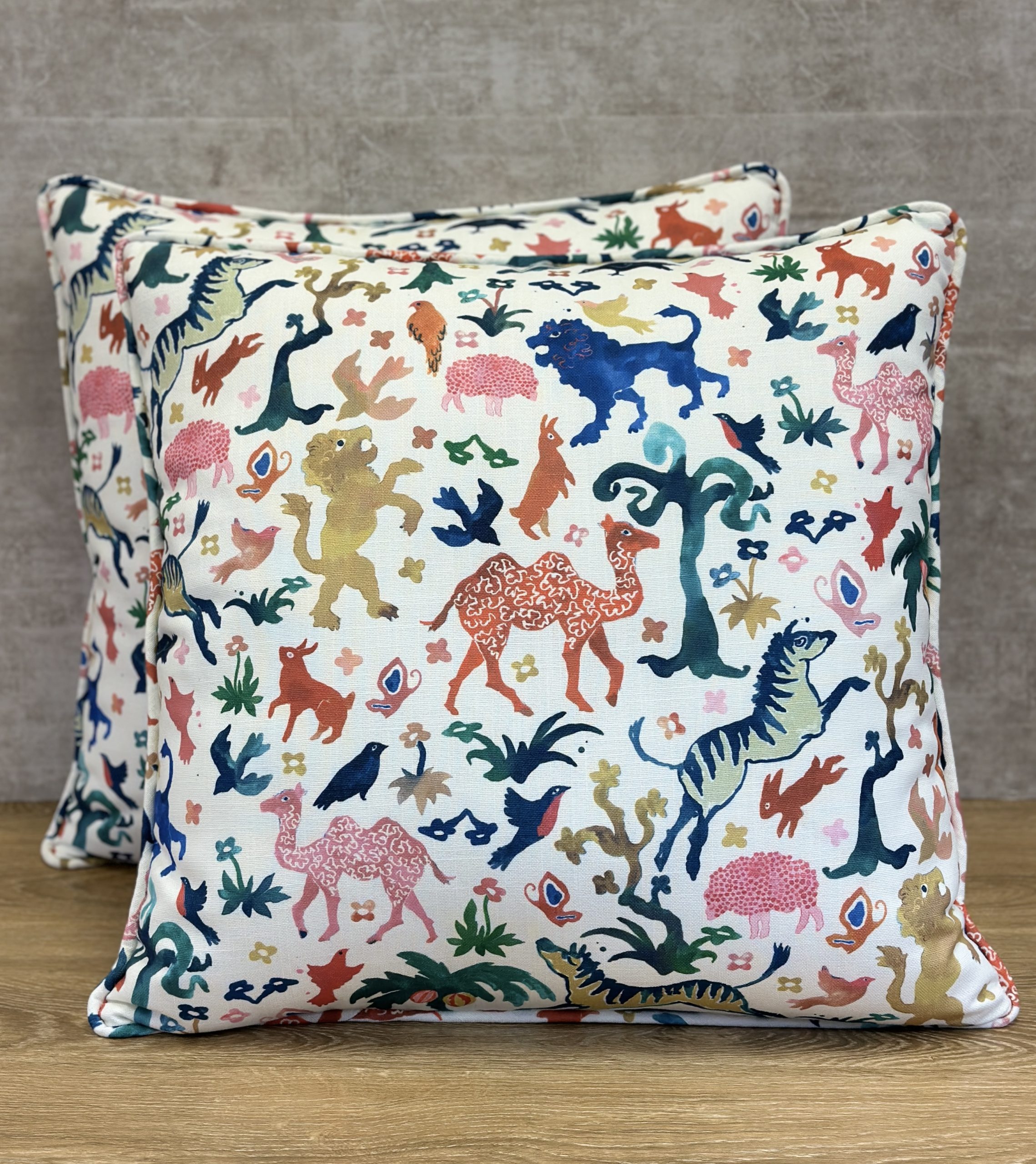Schumacher Beasts Indoor Outdoor Pillows